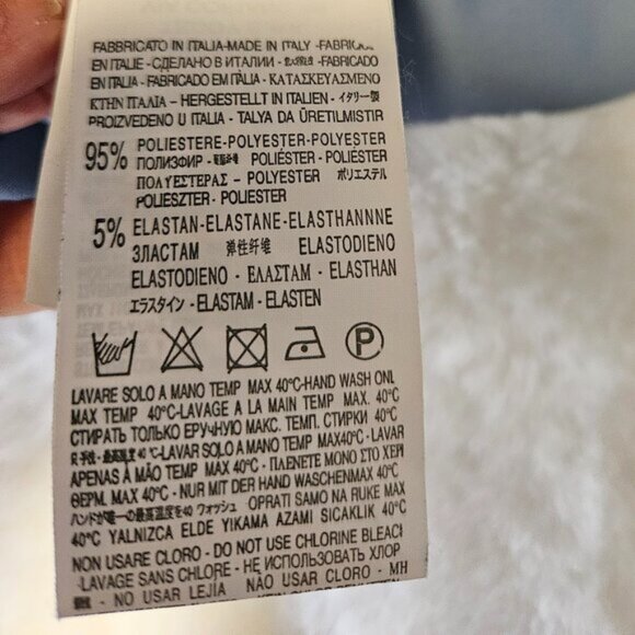 RINASCIMENTO Dress in blue grey color Size S Made in Italy - Picture 11 of 15